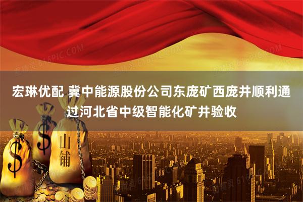 宏琳优配 冀中能源股份公司东庞矿西庞井顺利通过河北省中级智能化矿井验收